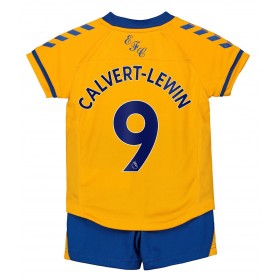 Jalkapallo Pelipaidat Everton Dominic Calvert-Lewin 9 Lasten Vieraspaita 2020-2021 Lyhythihainen
